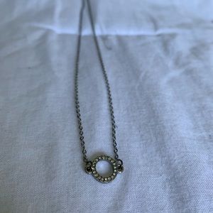 Circle Necklace- Silver!